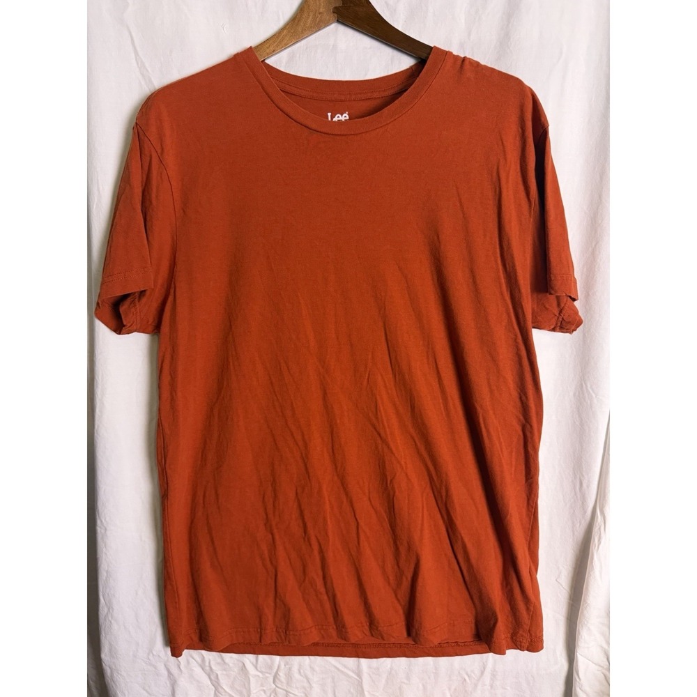 Lee Mens Shortsleeve Orange Everyday Tee Sz XL